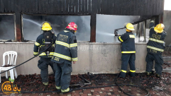  إصابات اثر اندلاع حريق بعمارة سكنية في تل أبيب 